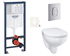 Závesný wc set do ľahkých stien / predstenová montáž Grohe Bau Ceramic SIKOGRSBAUA