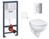 Závesný wc set do ľahkých stien / predstenová montáž Grohe Bau Ceramic SIKOGRSBAUSCP00