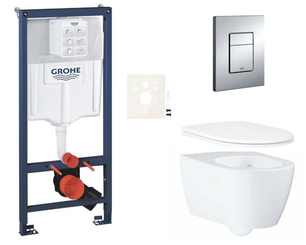 Závesný wc set do ľahkých stien / predstenová montáž Grohe Essence SIKOGRSESE