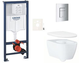 Závesný wc set do ľahkých stien / predstenová montáž Grohe Essence SIKOGRSESSCP00