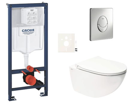 Závesný wc set do ľahkých stien / predstenová montáž Swiss Aqua Technologies Infinitio SIKOGRSIN11SA