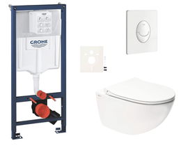 Závesný wc set do ľahkých stien / predstenová montáž Swiss Aqua Technologies Infinitio SIKOGRSIN11SASH0