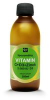 Zdravý Svet Lipozomálny vitamín C+D3+Zinok 200 ml