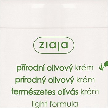 Ziaja Denný krém pre normálnu a suchú pleť ľahké zloženie Natural Olive 200 ml