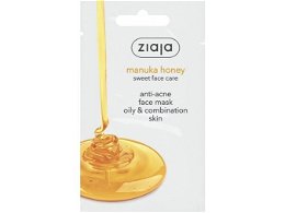 Ziaja Pleťová maska s manukovým medom proti akné pre mastnú a zmiešanú pleť (Anti-Acne Face Mask) 7 ml