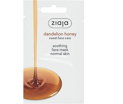 Ziaja Upokojujúca maska s púpavovým medom pre normálnu pleť (Soothing Face Mask) 7 ml