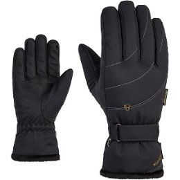 Ziener KAHLI Dámske lyžiarske rukavice, čierna, veľkosť
