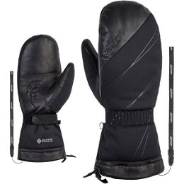 Ziener KLIVEO Dámske lyžiarske rukavice, čierna, veľkosť