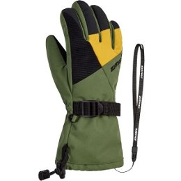 Ziener LANI GTX JR Detské lyžiarske rukavice, tmavo zelená, veľkosť