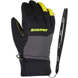 Ziener LANUS AS  PR JR Detské lyžiarske rukavice, čierna, veľkosť