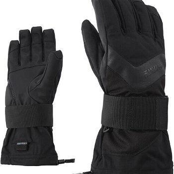Ziener MILAN AS® Pánske snowboardové rukavice, čierna, veľkosť