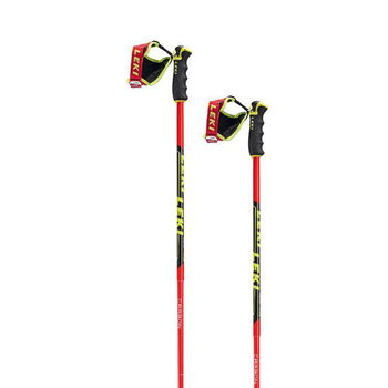 zjazdové palice LEKI Venom GS neonred / black / white / yellow 6436769