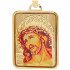 Zlatý medailón Ukrižovanie Krista