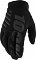 100% Brisker Gloves Black L Cyklistické rukavice