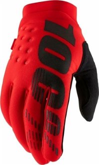 100% Brisker Gloves Red 2XL Cyklistické rukavice 2