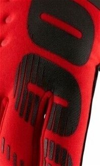 100% Brisker Gloves Red XL Cyklistické rukavice 5