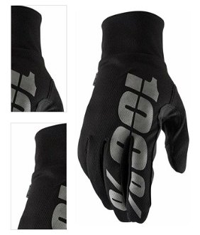 100% Hydromatic Brisker Gloves Black 2XL Cyklistické rukavice 4