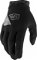 100% Ridecamp Gloves Black/Charcoal M Cyklistické rukavice