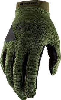 100% Ridecamp Gloves Army Green/Black 2XL Cyklistické rukavice 2
