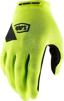 100% Ridecamp Gloves Fluo Yellow S Cyklistické rukavice