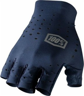100% Sling Bike Short Finger Gloves Navy L Cyklistické rukavice