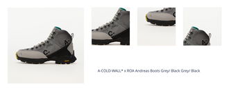 A-COLD-WALL* x ROA Andreas Boots Grey/ Black Grey/ Black 1