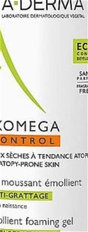 A-DERMA Exomega Control Zvláčňujúci penivý gél 200 ml 5