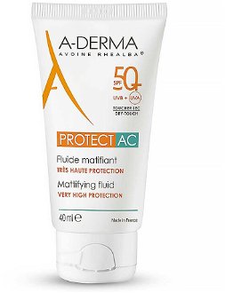 A-DERMA Protect AC Zmatňujúci fluid SPF 50+ 40 ml