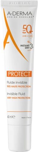 A-Derma PROTECT FLUIDE SPF50+ Transparentný fluid 40 ml