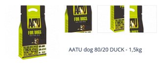 AATU dog 80/20 DUCK - 1,5kg 1