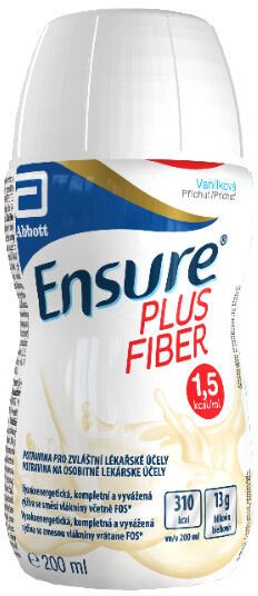 Abbott Ensure plus fiber vanilková príchuť 200 ml