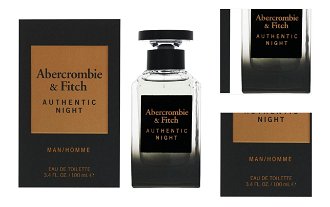 Abercrombie & Fitch Authentic Night Man - EDT 100 ml 3