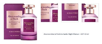 Abercrombie & Fitch Authentic Night Woman - EDP 50 ml 1