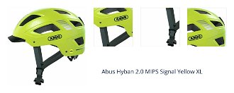 Abus Hyban 2.0 MIPS Signal Yellow XL Prilba na bicykel 1