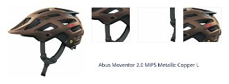 Abus Moventor 2.0 MIPS Metallic Copper L Prilba na bicykel 1