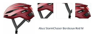 Abus StormChaser Bordeaux Red M Prilba na bicykel 1