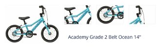 Academy Grade 2 Belt Ocean 14" Detský bicykel 1