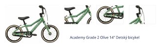 Academy Grade 2 Olive 14" Detský bicykel 1