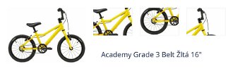 Academy Grade 3 Belt Žltá 16" Detský bicykel 1
