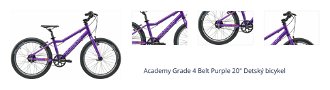 Academy Grade 4 Belt Purple 20" Detský bicykel 1