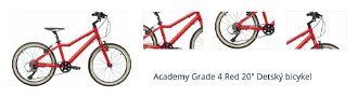 Academy Grade 4 Red 20" Detský bicykel 1