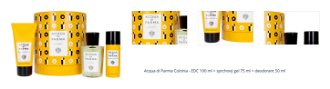 Acqua di Parma Colonia - EDC 100 ml + sprchový gel 75 ml + deodorant 50 ml 1