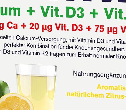 Additiva Vápnik + D3 + K2, nápoj 3