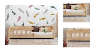 ADEKO Detská posteľ s plôtikom rozmer lôžka: 100 x 180 cm 3
