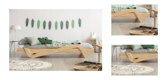 ADEKO Drevená detská posteľ CikCak rozměr lůžka: 100 x 180 cm 3