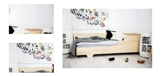 ADEKO Drevená posteľ so zábranami Easy Edge rozměr lůžka: 100 x 180 cm 4