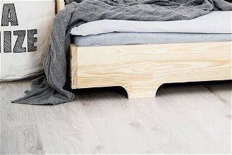 Drevená posteľ so zábranami Easy Edge rozmer lôžka: 100 x 190 cm 8