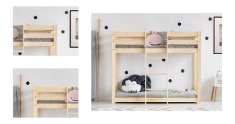 Poschodová posteľ pre dvoch Front rozmer lôžka: 80 x 160 cm 4
