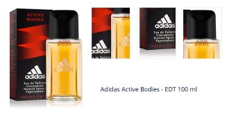 Adidas Active Bodies - EDT 100 ml 1
