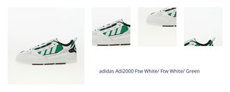 adidas Adi2000 Ftw White/ Ftw White/ Green 1